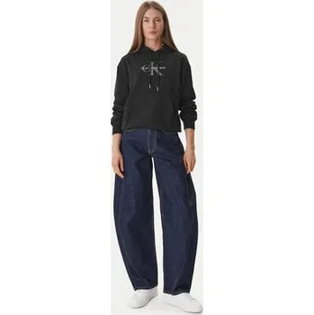 Pánská mikina Calvin Klein Mikina LV047E221G Černá Regular Fit M