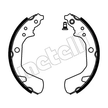 Sada brzdových čelistí, , METELLI, 53-0770