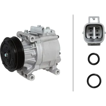 Kompresor klimatizace Kompresor, klimatizace, , HELLA, 8FK 366 201-371