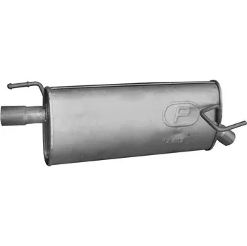 Zadní díl výfuku Zadní tlumič výfuku, , POLMO, 17.002