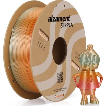 Filament Alzament PLA Silk Rainbow 1 kg Flame Mountain ALZMNTSR02
