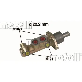 Brzdový systém Hlavní brzdový válec, , 9949543, METELLI, 05-0442