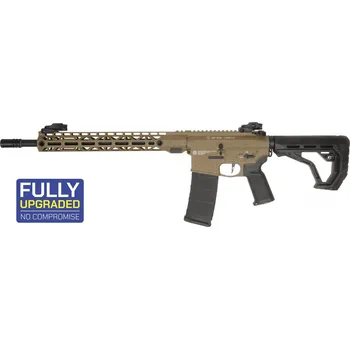 Airsoftová zbraň Airsoftová zbraň FREYA R15 M-LOK 14" - písková TAN, celokov, Gen.2, Delta Armory