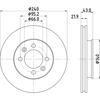Brzdový kotouč Brzdový kotouč, , FAM8970, GBD90607, NAM7806, NAM8970, RTNAM8970, HELLA, 8DD 355 101-901