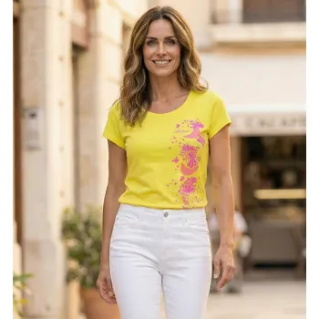 Dámské tričko Dámské triko ALTISPORT ALW096122 CITRÓNOVÁ XS