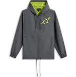 bunda SPEEDER CHROMIUM WINDBREAKER, ALPINESTARS (šedá/žlutá fluo)