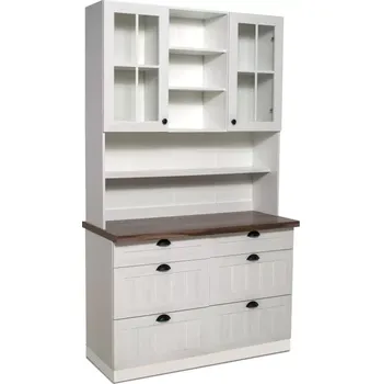 Příborník do zásuvky Kredenc PROVENCE 120, Sosna Andersen/porterhouse tmavý