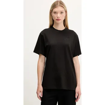 Pánské tričko Bavlněné tričko HUGO Vintage Tee_19 50550901 černá 99X, vel. M