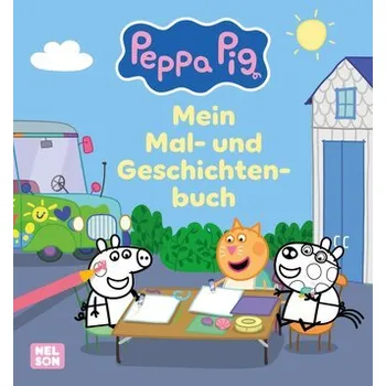 První čtění Peppa Wutz Ausmalbilder: Peppa Pig: Mein Mal- und Geschichtenbuch