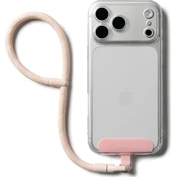 Telefonní příslušenství Ringke - univerzální držák na ruku Link Flow P-Type - šňůrka na krk pro pouzdra na telefony, nastavitelná - Candy Pink
