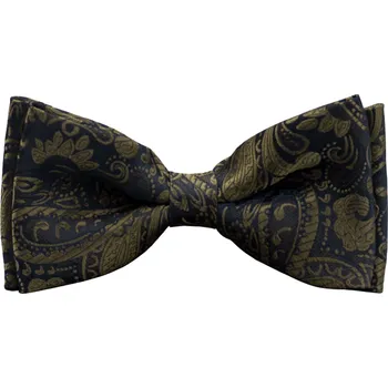 Motýlek Tmavě modrý dětský motýlek s paisley vzorem