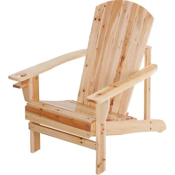 Zahradní nábytek Zahradní židle z masivního dřeva 72,5 x 97 x 93 cm | přírodní