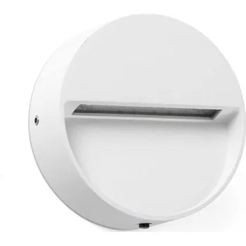 Nástěnné svítidlo Faro Dune LED kruhové nástěnné venkovní svítidlo IP65 Bílá