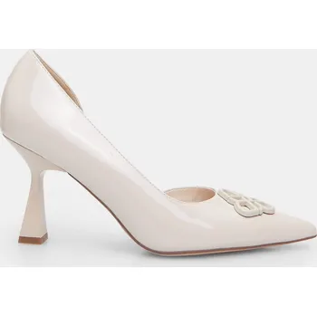 Dámské lodičky Baťa red label dámské lakované lodičky baťa red label béžové, vel. 40