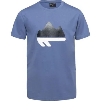 Dámské tričko Hi-Tec Dětské tričko s dlouhým rukávem Noret Jr - modré, 158 i476_9746704