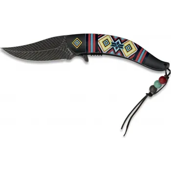 kapesní nůž Nůž zavírací INDIAN FOS hladké ostří ČERNÝ