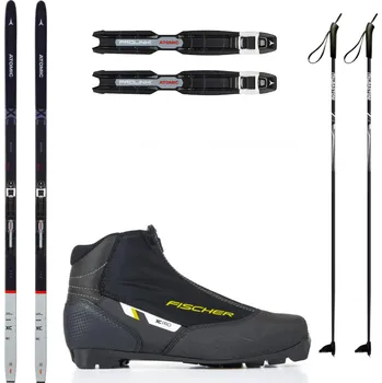 Běžky Běžecký set ATOMIC Savor XC Grip s vázáním NNN Automatic + Obuv Fischer + Hole