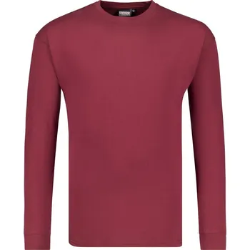 Pánské tričko ADAMO tričko pánské CF 139901 dlouhý rukáv bordó 8XL