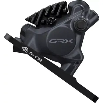 Brzda na kolo Shimano Silniční brzdový třmen Shimano GRX BR-RX410, Flat mount destičky s chladičem varianta přední
