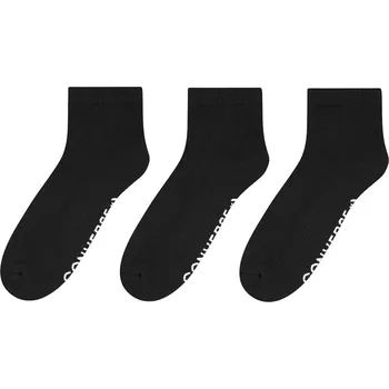ponožky Converse Wordmark Quarter 3 Pack - MC0519/Black 39-46