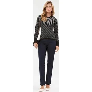 Dámský svetr Guess Svetr W3BR26 Z3AE0 Černá Slim Fit XS