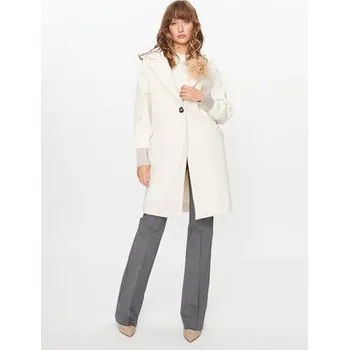Dámský kabát Maryley Kabát pro přechodné období 23IB148/M11/5CVA Béžová Regular Fit M