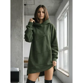 Dámská mikina Dámská prodloužená mikina VSB WELLA green, VELIKOST XXS/XS