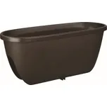 Květináč/truhlík na zábradlí 60 cm hnědý Balconia OVI