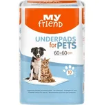 My Friend absorpční podložky pro psy a kočky 60 × 60 cm, 10 ks