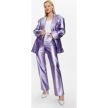 Dámské sako ROTATE Sako Embossed Pu 1000932225 Fialová Oversize 34