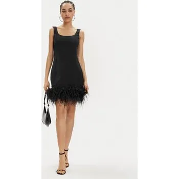 Dámské šaty MICHAEL Michael Kors Koktejlové šaty MH381UZ3GZ Černá Slim Fit 32