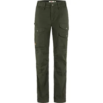 Dámské kalhoty kalhoty dámské FJÄLLRÄVEN Vidda Pro Ventilated Trs W, Deep Forest - 36