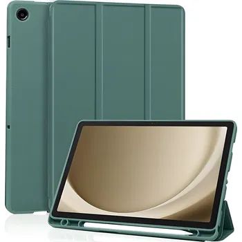 Pouzdro na tablet Techsuit - Flex Trifold (s držákem na tužku) - Samsung Galaxy Tab A11 Plus / A9 Plus - zelený
