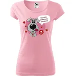 Zamilované tričko dámské růžové vel. XL