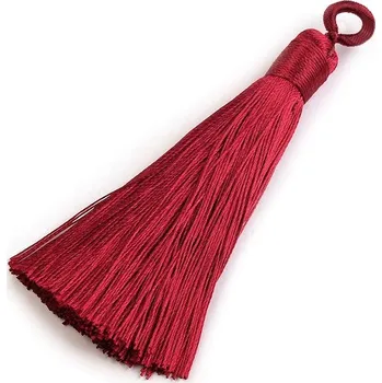 Střapec délka 80 mm, střední, 6 bordó sv.