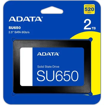 Pevný disk ADATA SU650/2TB/SSD/2.5"/SATA/3R