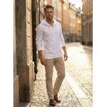 Pánská košile KIXMI LINAS BÍLÁ M