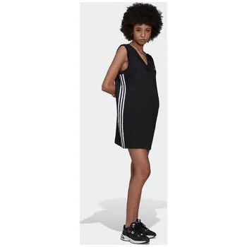 Dámské šaty adidas Úpletové šaty adicolor Classics HM2134 Černá Relaxed Fit 34