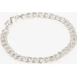 Náramek MAPLE Cuban Link Bracelet 5Mm Silver 925 16 cm