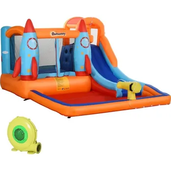 Skákací hrad Nafukovací skákací hrad 350 x 250 x 185 cm | pestrobarevný