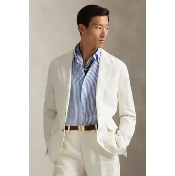 Dámské sako Plátěné sako Polo Ralph Lauren Sportcoat, 52, béžová, 01X