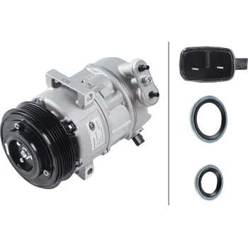 Kompresor klimatizace Kompresor, klimatizace, , HELLA, 8FK 366 200-791