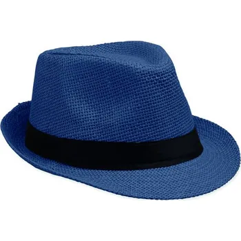 Klobouk Papírový slaměný klobouk Boowie - Modrá