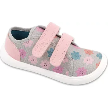 Dívčí tenisky BEFADO 141X001 tenisky BAREFOOT kytičky 29 141XY001_29