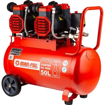 Kompresor Kompresor bezolejový 50 l, 4 písty, 230 V, 8 bar - MAR-POL