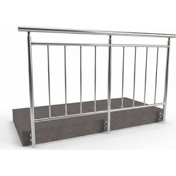 Zábradlí Hliníkové zábradlí 4 svislé příčky - boční kotvení (orientační cena)