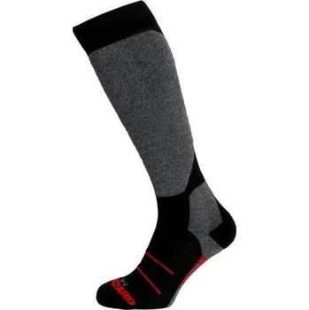 Dámské ponožky Juniorské lyžařské ponožky BLIZZARD Wool Sport Junior ski socks, black/pink Velikost: 24/26