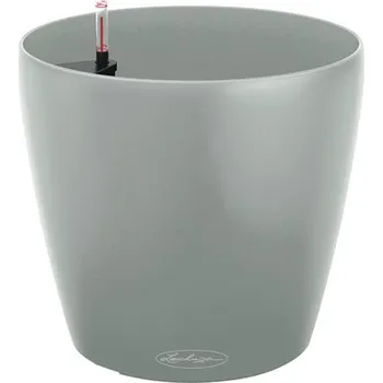 Květináč Samozavlažovací květináč Lechuza Classico Eco Ø 35 cm recyklovaný plast světle šedý