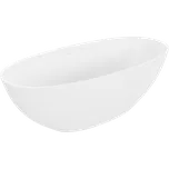 Mexen Bari, volně stojící vana z konglomerátu 165 x 75 cm, bílá matná, 57221657500