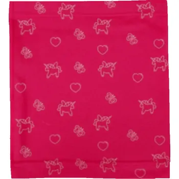 Čepice Rockino 6048 Dívčí bavlněný nákrčník (tunel) růžový